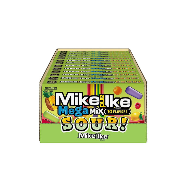 MIKE & IKE 4.25oZ CANDY SOUR MEGA MIX 12COUNT