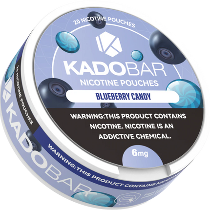 KADO 6MG NICOTINE BLUEBERRY CAN