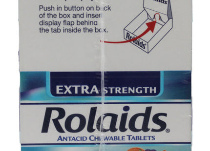 ROLAIDS EXTRA MINT- 12 ROLLS