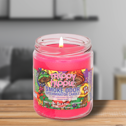 SMOKE CANDLE|TRIPPY HIPPI13 OZ