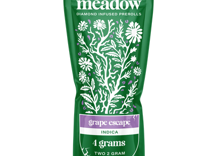 MEADOW 4G  THC-A 4G DUAL DIAMOND INFUSED PRE-ROLLS 12 PACK