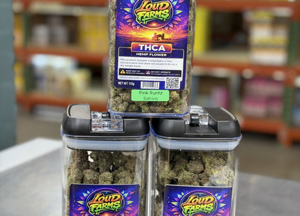 LOUD FARMS THC-A FLOWER 112GRAM GORILLA SKUNK(I) 1JAR