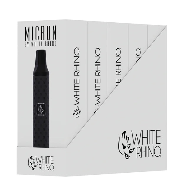 WHITE RHINO MINI MICRON VAPORIZER STARTER KIT - 5 COUNT