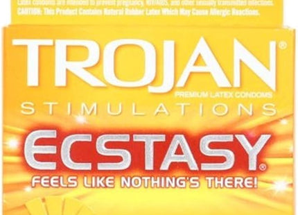 TROJAN RIBBED ECSTASY 6 - 3 PK