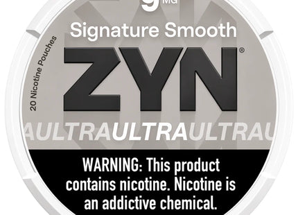 ZYN ULTRA 9MG NICOTINE POUCHES  5PACK
