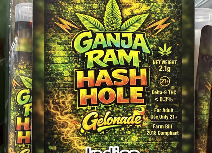 GANJA RAM 2.1G HASH HOLE PRE-ROLL 25 COUNT