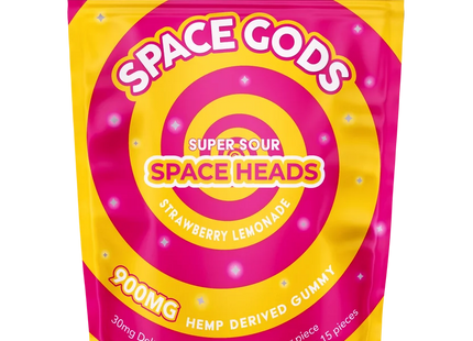 SPACEGODS SUPER SOUR SPACE HEADS 900MG 5PACK