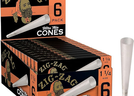 ZIG ZAG PAPER CONES 1 1/4