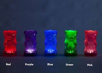GUMMY BEAR WITH LED LIGHT 12COUNT