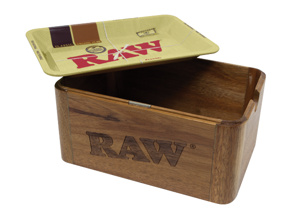 RAW MINI CACHE BOX WITH TRAY LID 1COUNT