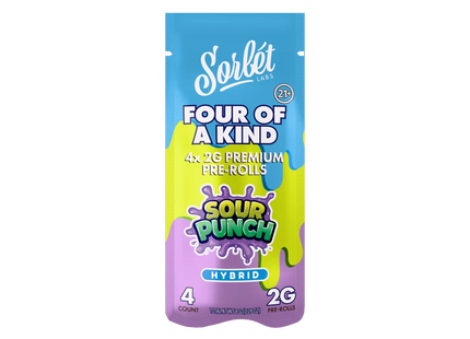SORBET FOUR OF A KIND 2G PRE-ROLLS  10PACKS