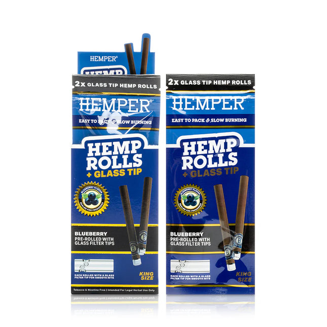 HEMPER KING ROLLS BLUEBERY 12CT