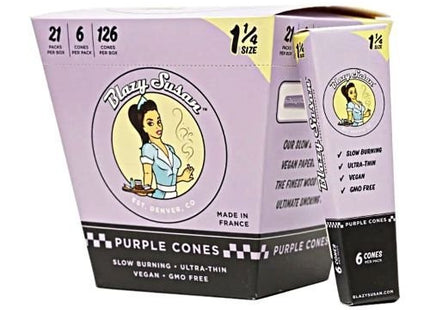 BLAZE SUSAN -PURPL 1 1/4-21CT