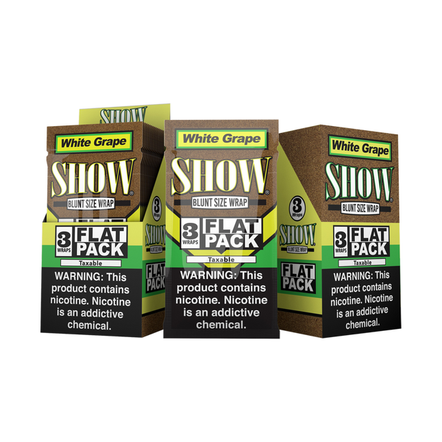 SHOW BLUNT WRAP WHITE GR 25/3CT