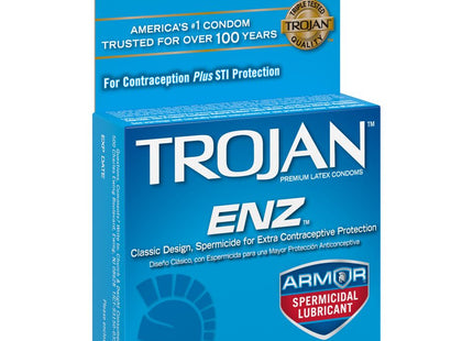 TROJAN ENZ ARMOR BLUE 6 - 3 PK