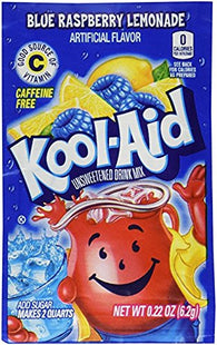 KOOL-AID 0.14oZ 48PACKS BLUE RASPBERRY LEMONADE 1BOX