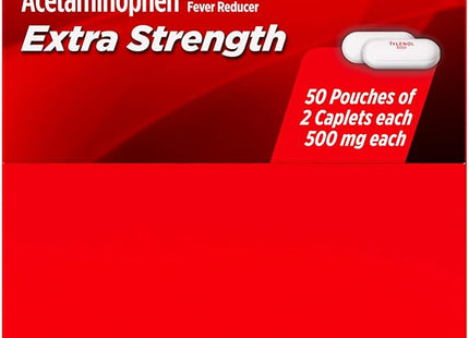 TYLENOL EXTRA STRENGTH 50 CT