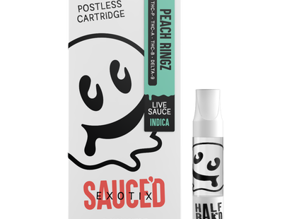 HALF BAK'D EXOTIC SAUC'D 2G CARTRIDGE 5PACK