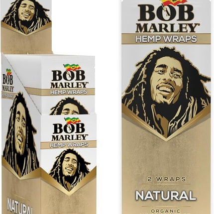 BOB MARLEY WRAPS -NATURAL-25CT