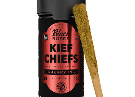 BLACK ROSES 2G KIEF CHIEFS COATED THCA PRE-ROLLS 10COUNT