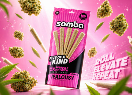 SAMBA FIVE OF A KIND 2G 2PK PRE-ROLLS 10PACKS
