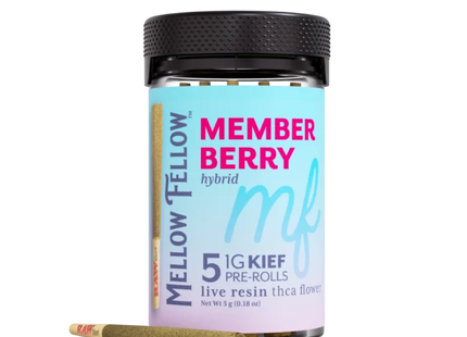 MELLOW FELLOW 1G KIEF PRE-ROLLS  5COUNT