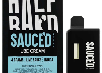 HALF BAK'D 4G LIVE SAUCE'D DISPOSABLE  5PACK