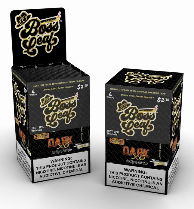 BOSS LEAF 20CT-3PK DARK XO