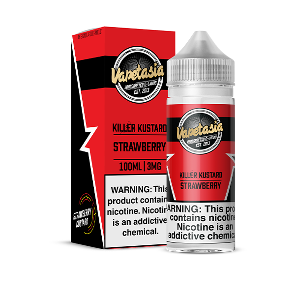 VAPETASIA-100ML/3G-KUST STRBRY