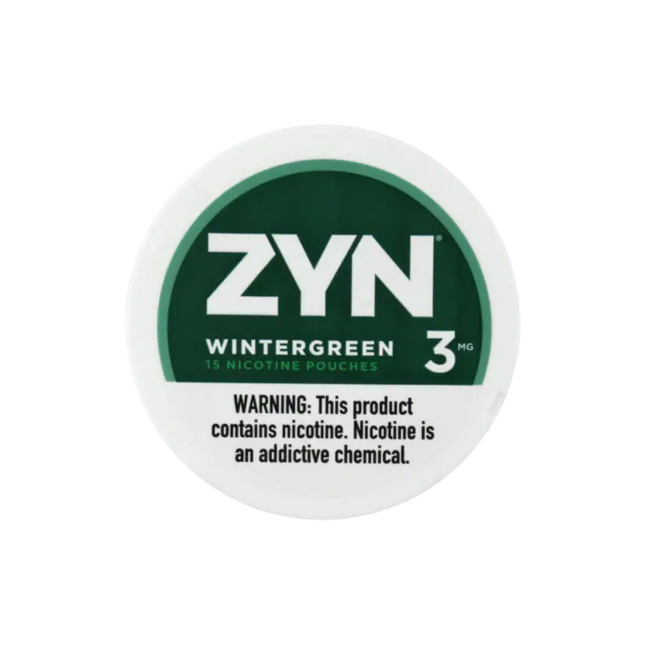 ZYN NICOTINE 3MG -WINTERGREEN