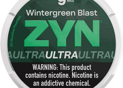 ZYN ULTRA 9MG NICOTINE POUCHES  5PACK
