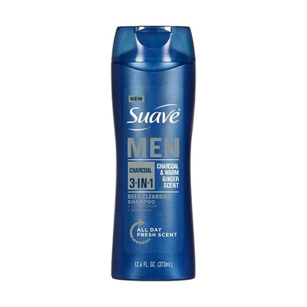 SUAVE MEN 2 IN 1 CHARCOAL 12.6 OZ