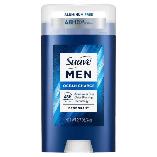 SUAVE MEN DS AF OCEAN CHARGE 2.7 OZ - 6 PK