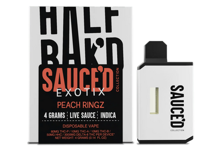 HALF BAK'D 4G EXOTIC SAUCE'D DISPOSABLE 5PACK