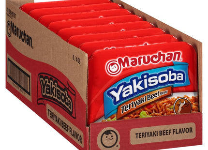 MARUCHAN YAKISOBA 4oZ BOWL TERIYAKI BEEF FLAVOR 8COUNT