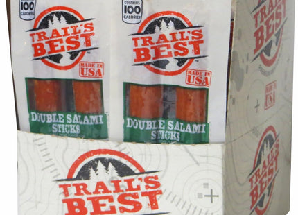 TRAI'S BEST 1oZ DOUBLE SALAMI STICKS 20COUNT