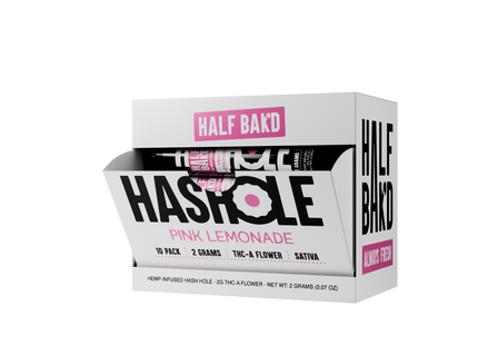 HALF BAK'D THC-A 2G HASH HOLES 10 PACK