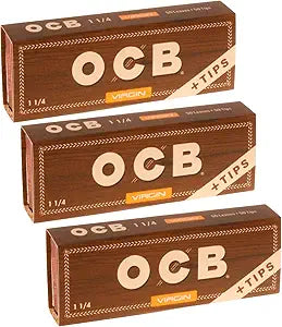 OCB VIRGIN ROLLED TIPS