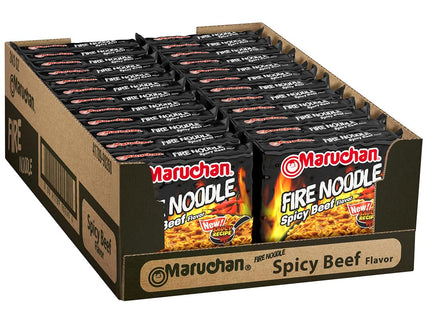 MARUCHAN 3oZ FIRENOODLES SPICY BEEF FLAVOR 22COUNT
