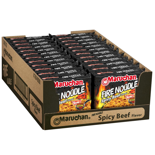MARUCHAN 3oZ FIRENOODLES SPICY BEEF FLAVOR 22COUNT