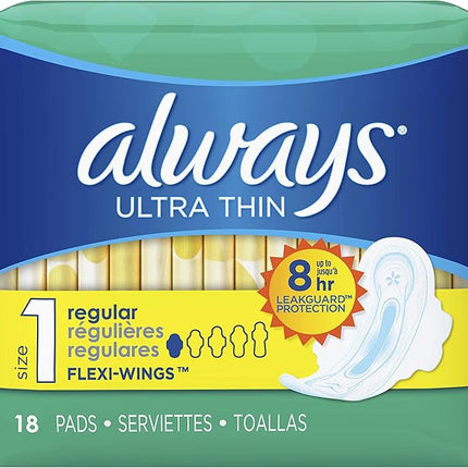 ALWAYS ULTRA THIN SIZE 1 /18 CT