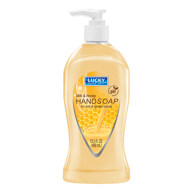 LUCKY HAND SOAP  MILK & HONEY 13.5 FL OZ