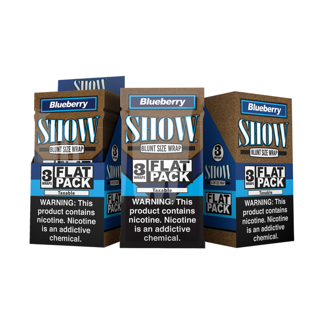 SHOW BLUNT WRAP BLUEBERY 25/3CT