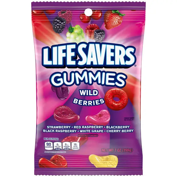 LIFESAVERS 7oZ GUMMIES WILD BERRIES 1COUNT