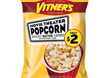 VITNER'S POPCORN PRE-PRICED $2.00 14BAGS / CASE