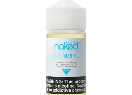 NAKED 3MG E-LIQUID CRISPMENTHOL 60ML
