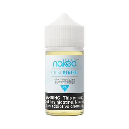NAKED 3MG E-LIQUID CRISPMENTHOL 60ML