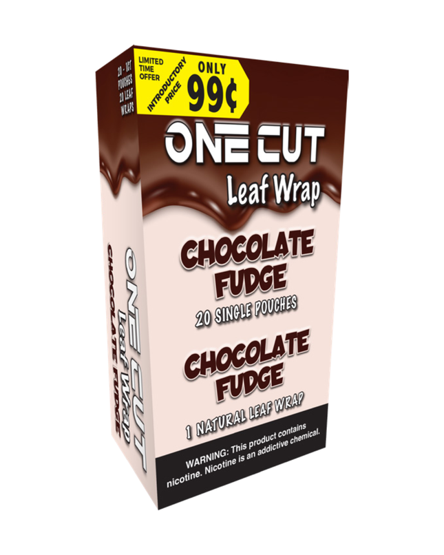 ONE CUT LEAF WRAP $0.99 - CHOCOLATE FUDGE
