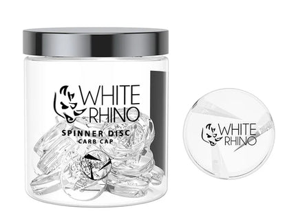 WHITE RHINO SPINNER DISC CARB CAPS - 15CT