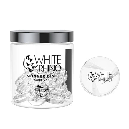 WHITE RHINO SPINNER DISC CARB CAPS - 15CT